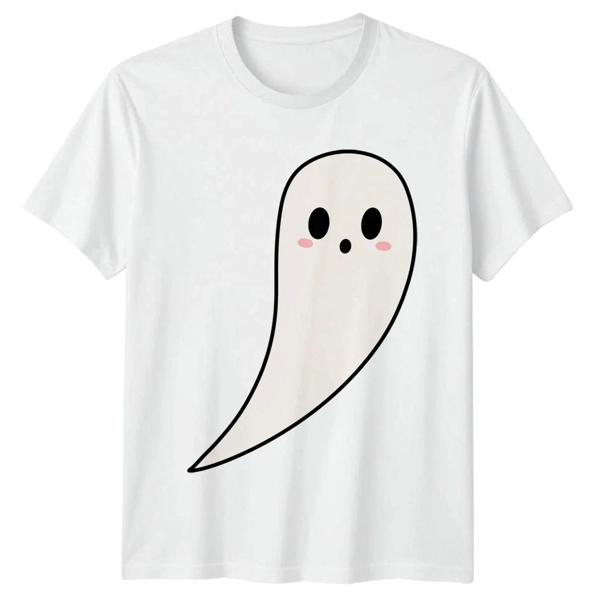 Cute Ghost Unisex T-Shirt Kawaii Halloween Gift For Him And Her