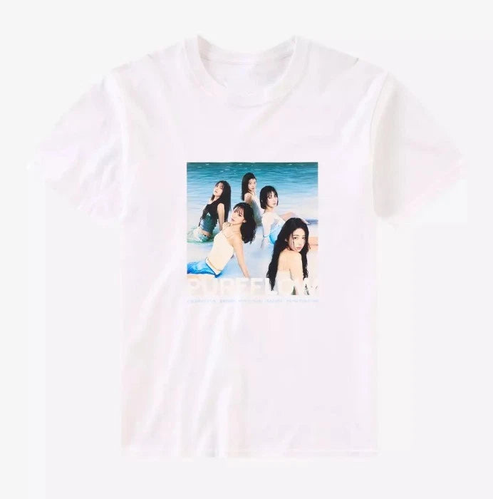 LE SSERAFIM PUREFLOW Group Two Sided T-Shirt Size S-5XL
