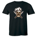Chef Skull Funny Humor Graphic Men's T-shirt