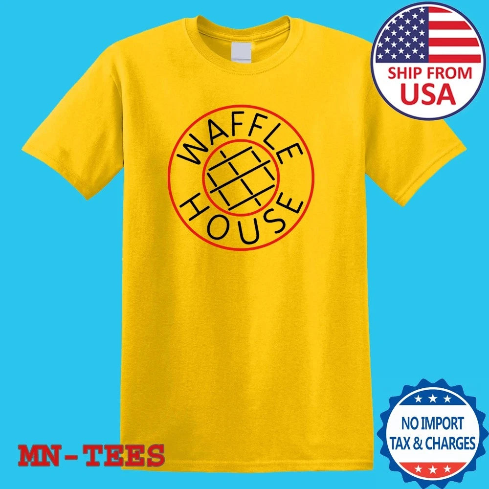 Waffle House Restaurant Yellow Size S-5XL