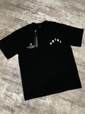AMIRI Size Small Black Graphic Logo Jersey Men's Crew Neck Short Sleeve T-Shirt