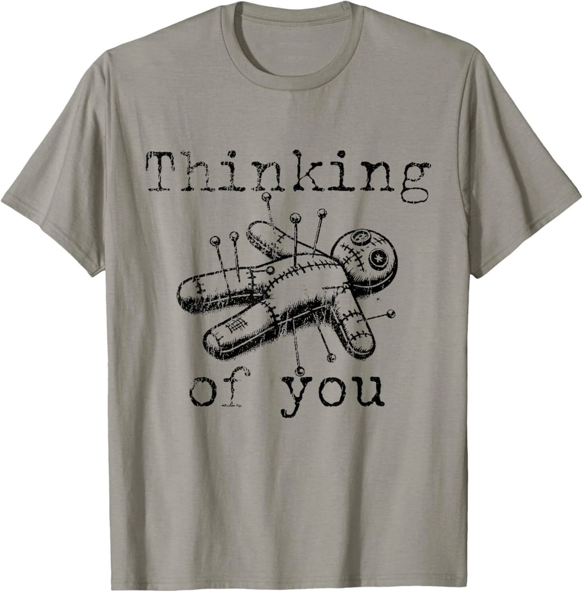 Thinking Of You Funny Vintage Voodoo Doll T-Shirt