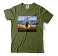 Ukraine Stamp T-shirt Ukrainian soldier vs Russian Warship Tee Support Ukraine T