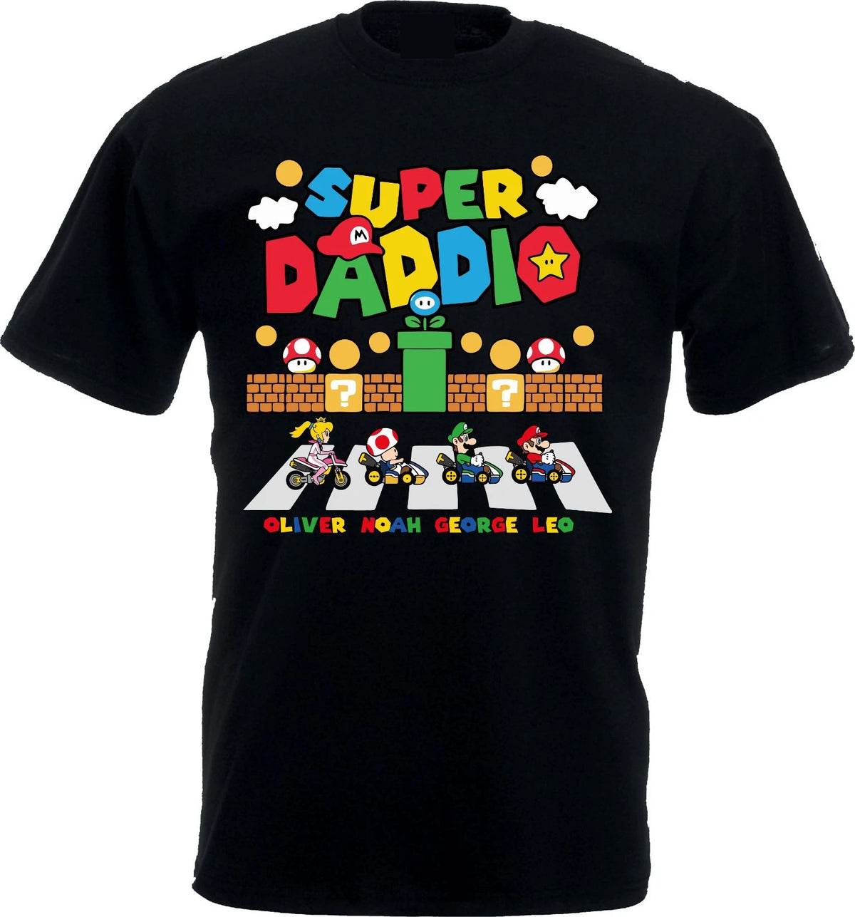 Custom Super Daddio Gift Shirt, Father's Day Lover Gift Tshirt, Super Dadio Top,