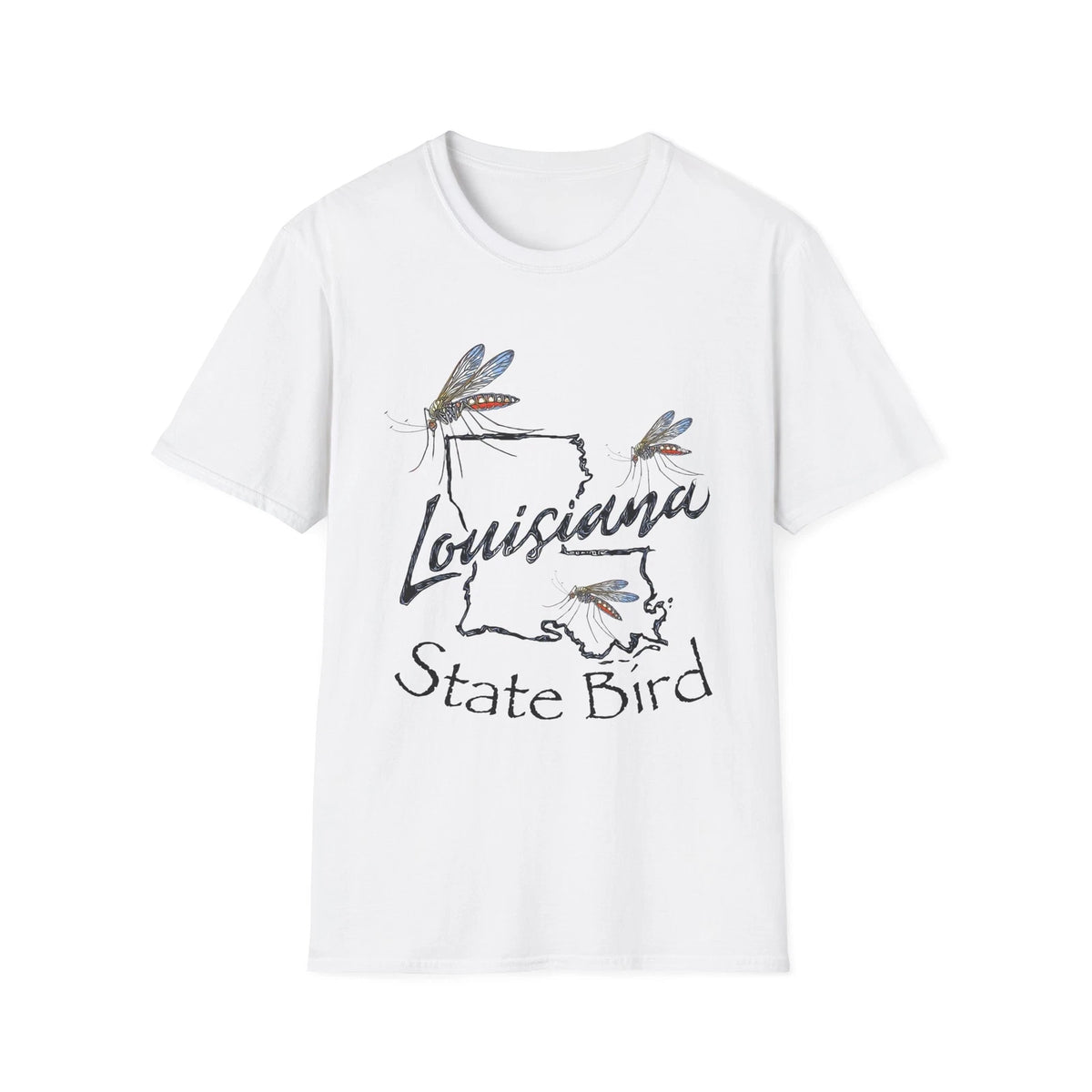 Louisiana State Bird "The Mosquito" Unisex Softstyle T-Shirt