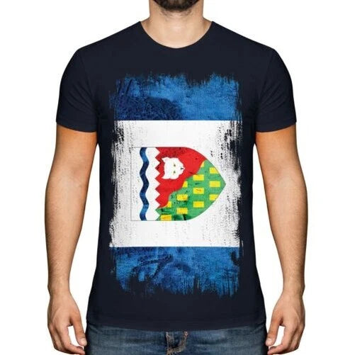 Northwest Territories Grunge Flag T-Shirt Jersey Gift Clothing