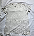 Men’s White T-Shirt Size L Basic Casual Crew Neck Short Sleeve Tee Minimalist