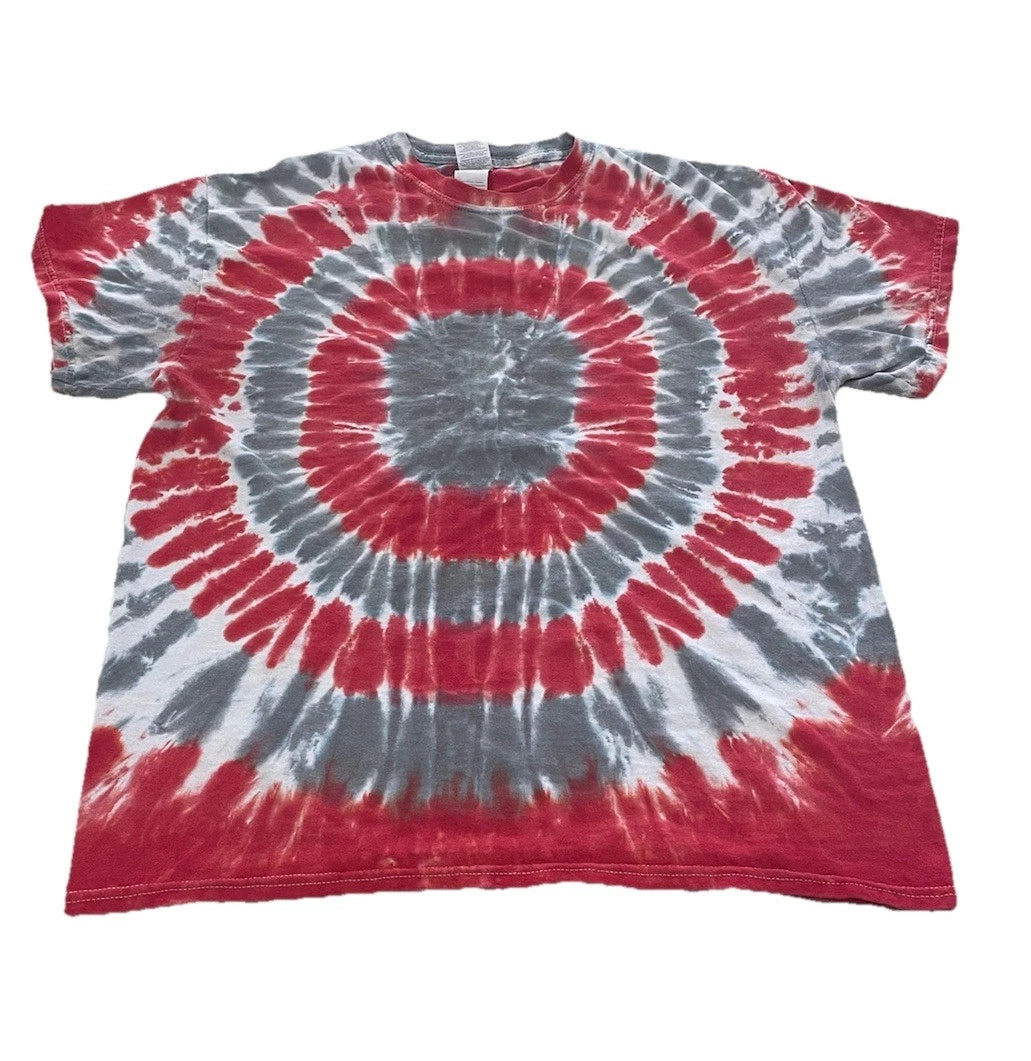 Gildan Tie Dye T-Shirt Multicolor Size M Unisex Retro Vibrant Spiral Tee