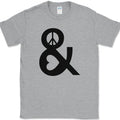 Peace and Love T-Shirt Trendy Funny Humor Trippy Graphic Tee