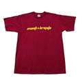 Fruit of the Loom Men Burgundy Wine Graphic Tee Size L Classic Valueweight