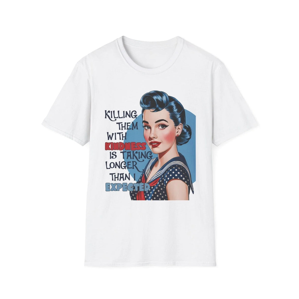 Retro Graphic T-Shirt - Vintage Kindness Quote, Funny Tees, Gift for [...]
