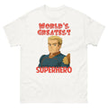 Unisex Homelander Tee, Cartoon Stylized Superhero, The Boys Homelander Tee