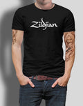 Zildjian Logo T-Shirt Drummer Merch Music Cymbals Top Tee
