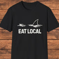 Shark Shirt, Dark Humor Graphic Tee, Funny Ocean T-Shirt, Sarcastic Beachwear