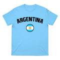 1X Sky Blue T shirt Size 4XL Custom design T shirt Front and Back Print