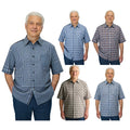 Men's Tank Top Daily Wear Undershirts Open Back T-Shirt Button Shirts Adaptive