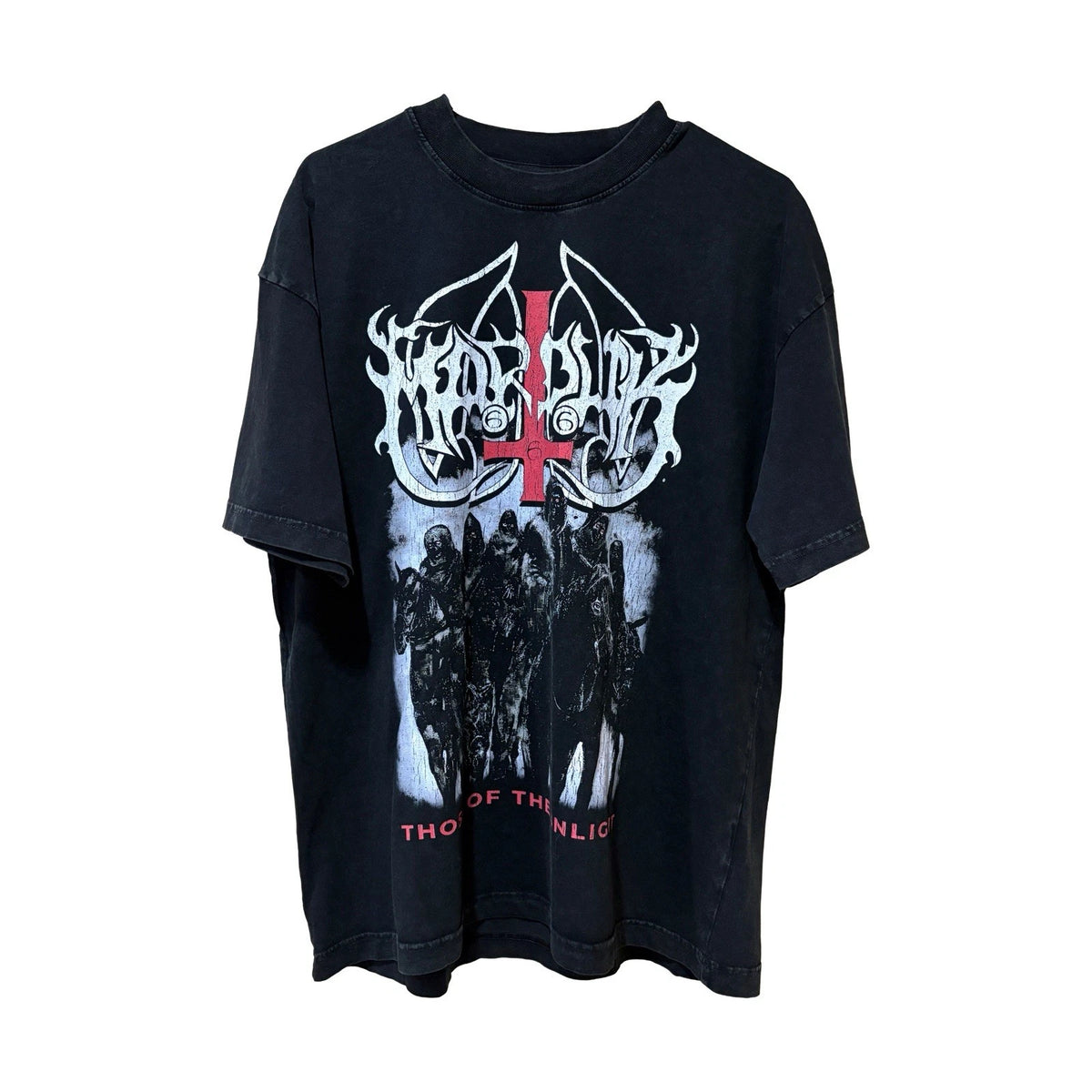 Marduk T-shirt - Black Metal Band Tee - Vintage Style Sunfade Shirt