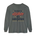 I’m Here to Overshare and Underperform T-Shirt | Funny Quote Long Sleeve