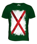 STATE OF ALABAMA GRUNGE FLAG MENS T-SHIRT TEE SHIRT XS S M L XL 2XL 3XL