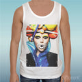 thedifferent canotte T-shirt pop art for men white cotton Giromanica