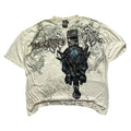 Miskeen Originals Affliction type Shirt White Print Y2K Men's 4XL