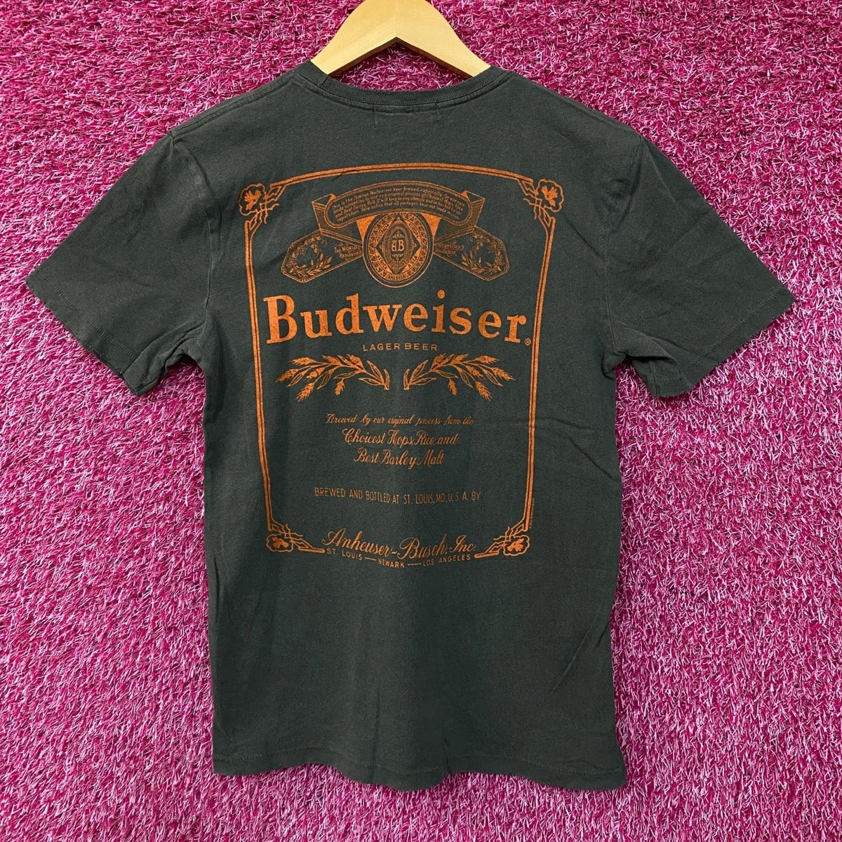 Junk Food Clothing Budweiser Bud King of Beers Vintage Style Tee XS