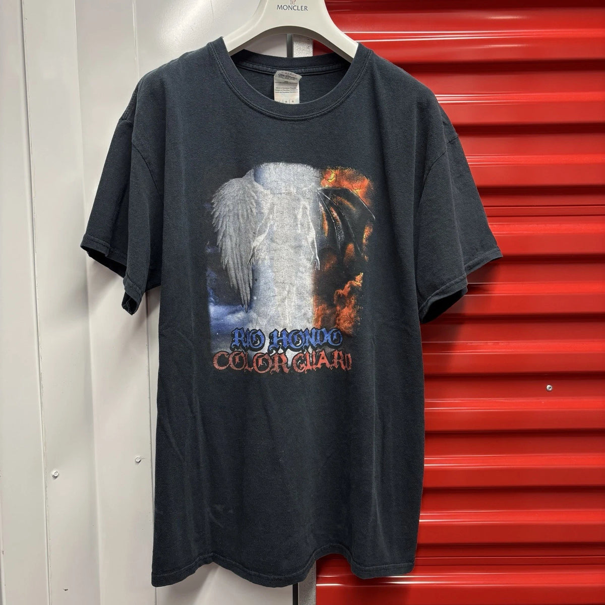 Vtg Y2K Evil Vs Angel 90s Style Mens Large Graphic Shirt