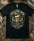 Skeleton Crew Car Club Shirt Hot Rod Rockabilly Gearhead Tee Dad for Gift XS-5XL