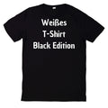 Black Edition Motif White T-Shirt