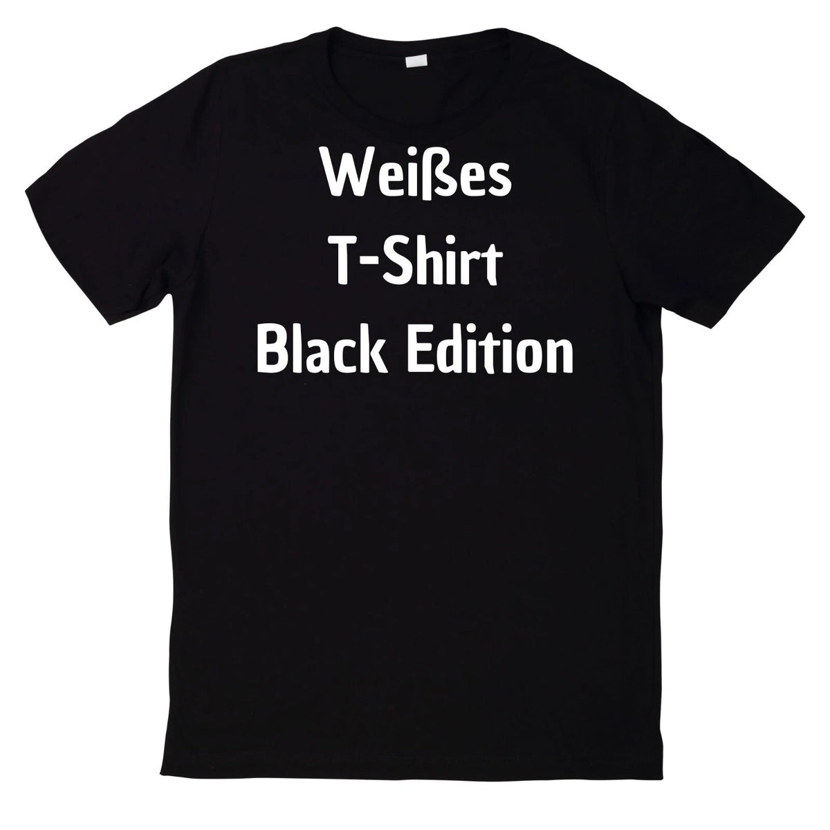 Black Edition Motif White T-Shirt