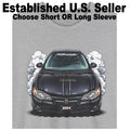 DigiRods Chevy Monte Carlo 2004 Black Intimidator Model Cartoon Car T Shirt