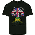 British Grown Jamaican Roots Jamaica Flag Mens Light Cotton T-Shirt
