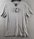 The Men's Store at Bloomingdale's Striped Linen Tee Men's Size Medium Dark Slate