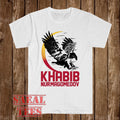 Khabib Nurmagomedov The Eagle Russian Men's White Size S-5XL