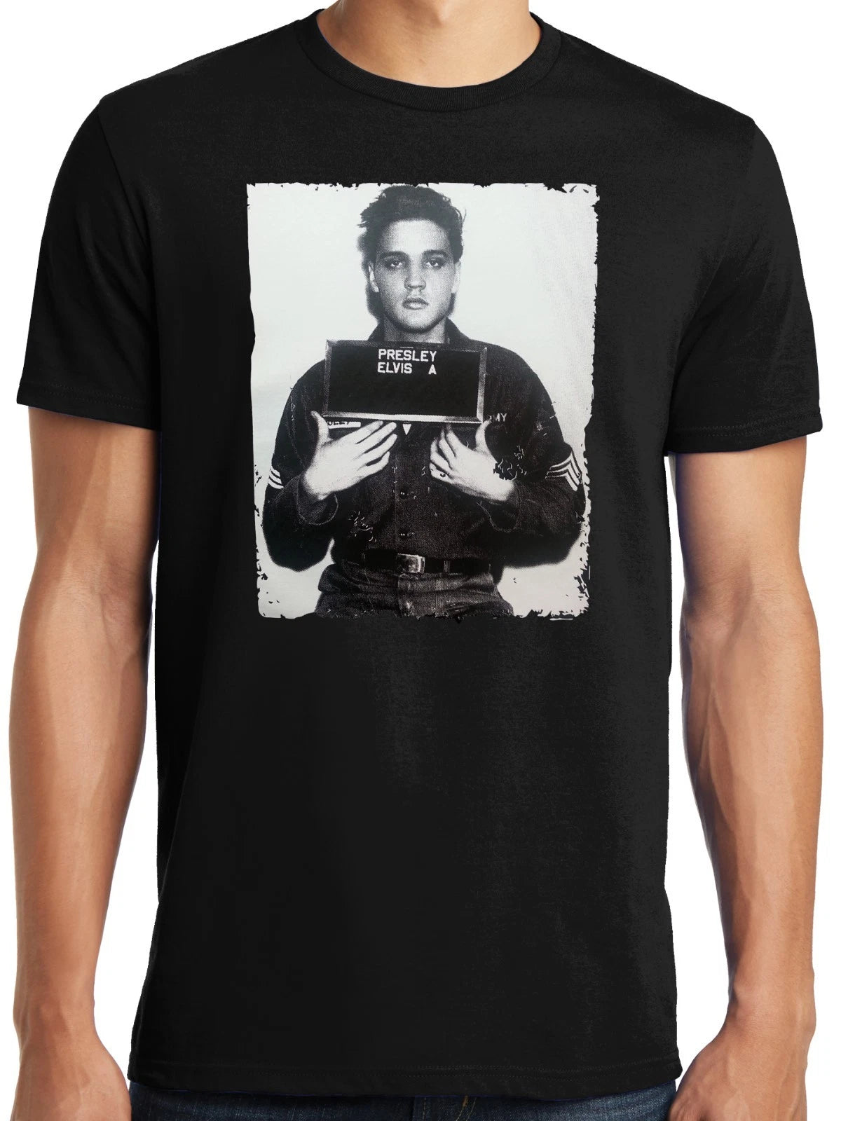 New PubliciTeeZ Elvis Presley Mugshot S-6XL Also Up to 5XLT