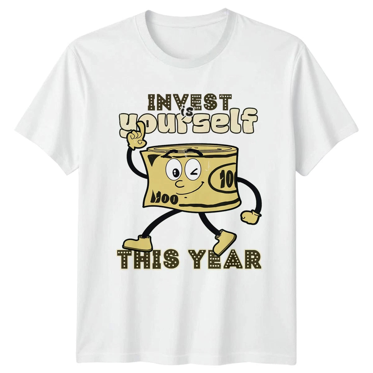 Invest Vs Yourself This Year T-Shirt Motivational New Years Gift For Him