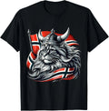 Norwegian Cat Viking Norway Flag Gift Unisex T-Shirt