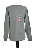 GEORGE SUPER SOFT GRAY LONG SLEEVE CREW NECK TEE SHIRT Sz S