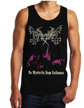 Mayhem de Mysteriis dom sathanas black metal Band Black Tank Top Men's Sizes