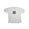 VTG Anvil Funny Graphic T-Shirt 2XL White No Shirt No Shoes More Service Tee