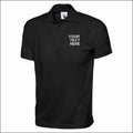 Personalised Uneek Jersey Poloshirt Custom Embroidered Work Wear Polo Tee Shirt