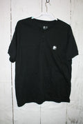 Taco Bell T Shirt Men's Size XL Black Henley Pop Art Back Hit Tee Employee Work