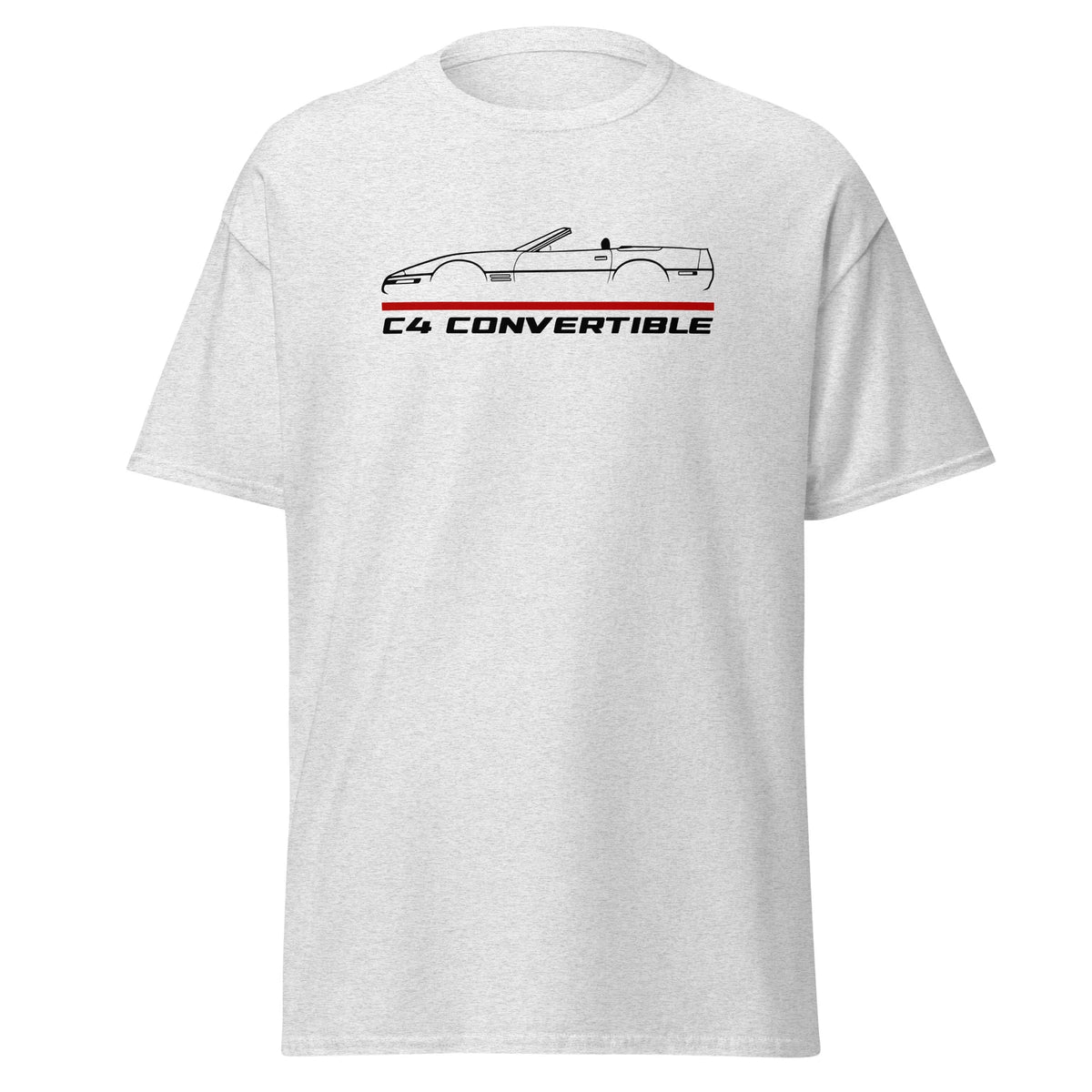 Premium T-Shirt For Chevrolet Corvette C4 Convertible Car Fans Birthday Gift Tee