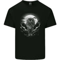 Lone Wolf In the Moonlight Mens Cotton T-Shirt Tee Top