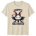Hoppy Halloween Bunny Bat T-Shirt Cute Halloween Gift For Him And Her