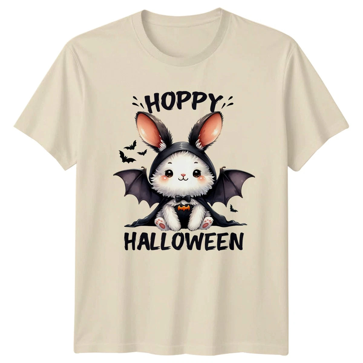 Hoppy Halloween Bunny Bat T-Shirt Cute Halloween Gift For Him And Her