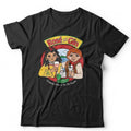 Rose And Gin Tshirt Unisex - Funny 90's Cartoon Drinking Wine Parody Humour