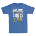 Don't worry I've had both my shots Funny Vaccination Tequila Novelty Men T-Shirt