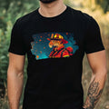 Mens Leopard Firefighter Print Cotton T-Shirt Size XS to 5XL