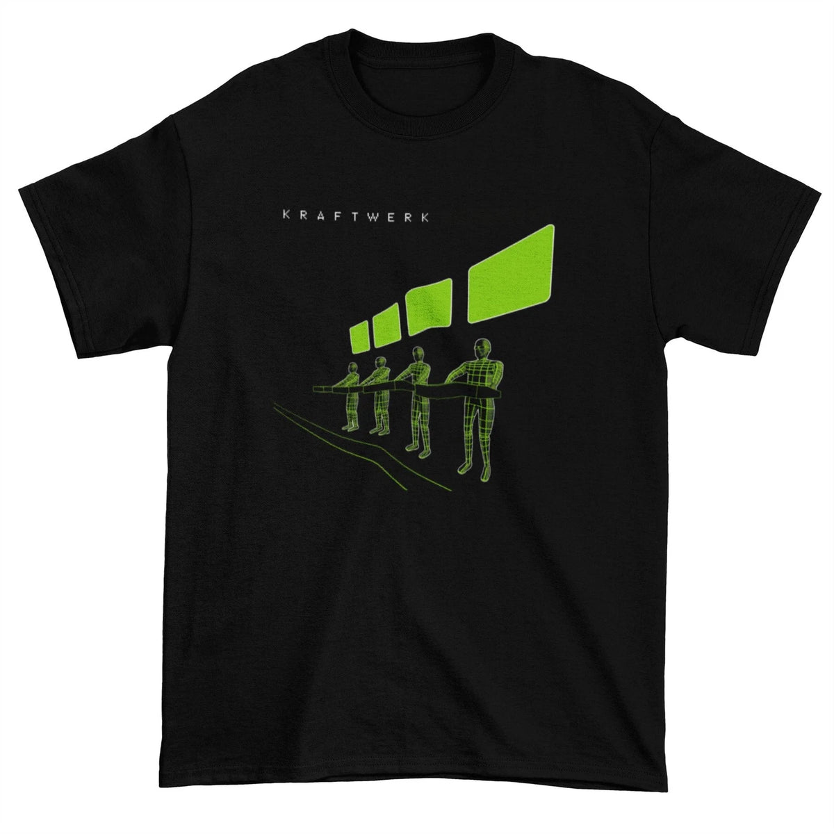 Kraftwerk Remixes T Shirt - Krautrock Electronica Synth Pop Autobahn